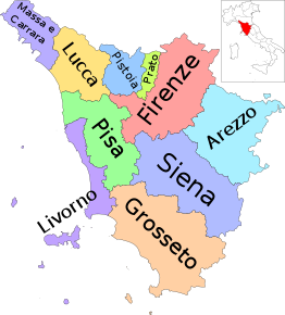 10 provincies toscane